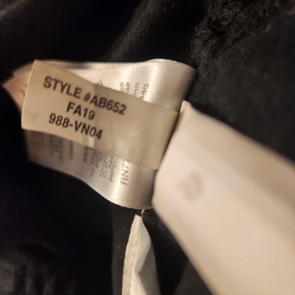 J.Crew Black Billie Demi Boot Crop Corduroy Pants Size 30 - Picture 7 of 11